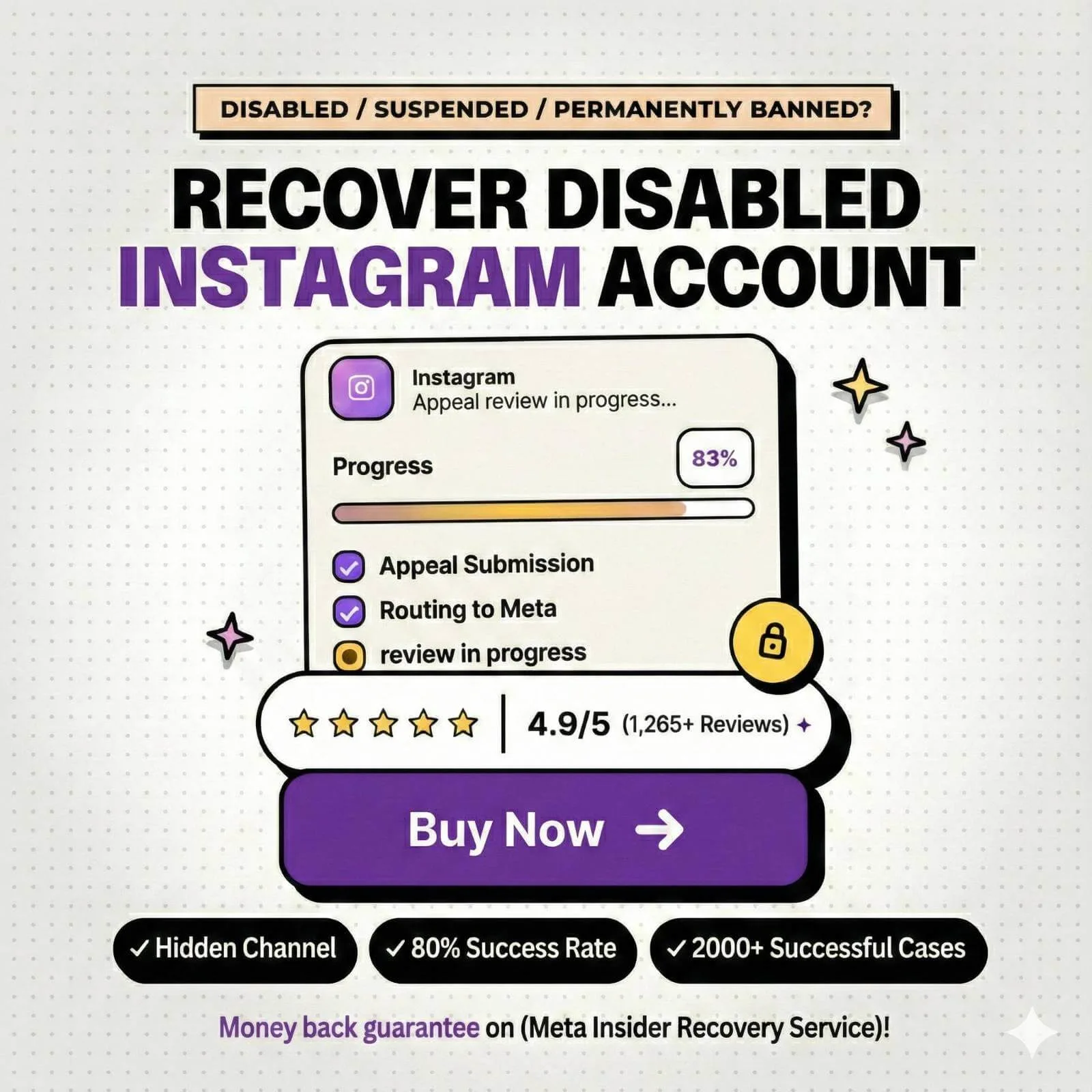 Recover disabled Instagram account guide