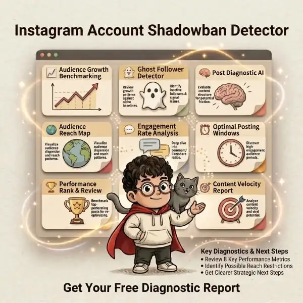 IG HERO Shadowban Detector tool