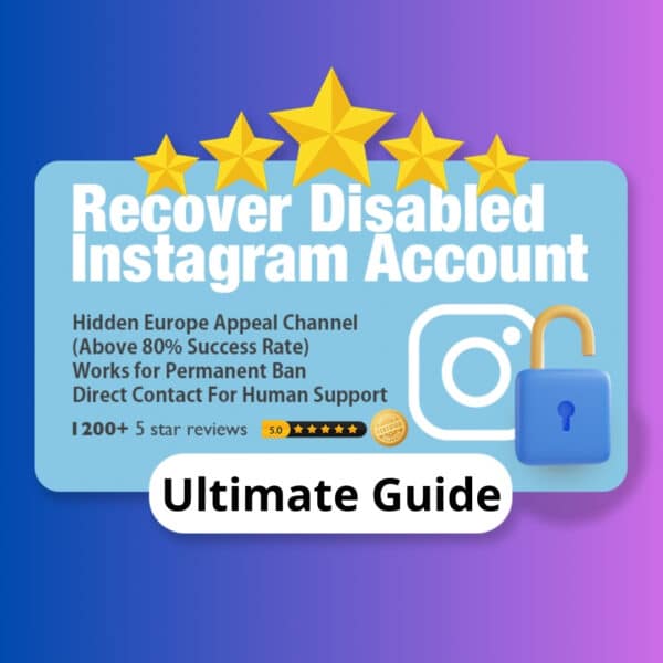 The ultimate guide to recover disabled instagram account
