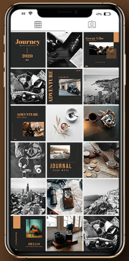 ig排版-主題輪替型案例