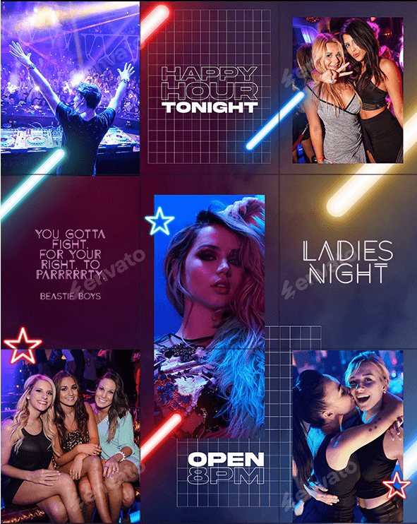 ig排版棋盤型案例