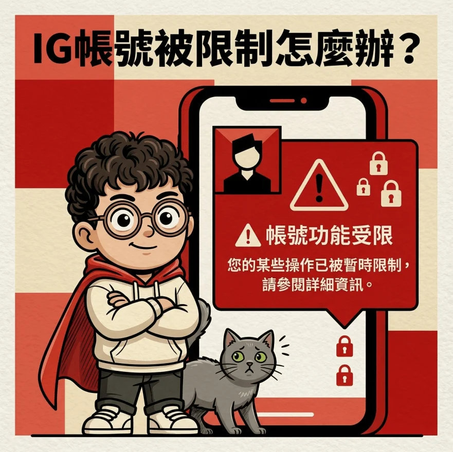 ig帳號受限制-功能不能用-完整解決指南