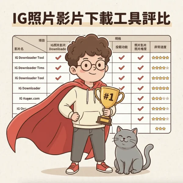 ig照片影片下載工具評比-2026